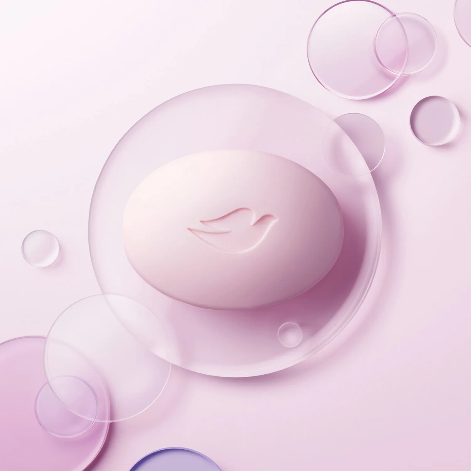 Dove Beauty Bar for Softer Skin Pink More Moisturizing than Bar Soap 3.75 oz 2 Bars