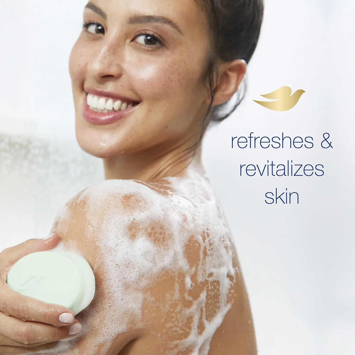 Dove Skin Care Beauty Bar For Softer Skin Cucumber and Green Tea More Moisturizing Than Bar Soap 3.75 oz, 2 Bars