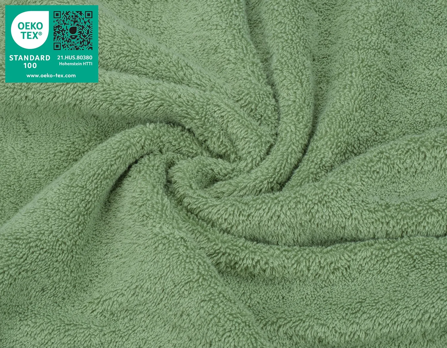 American Soft Linen Luxury Washcloths for Bathroom, 100% Turkish Cotton Washcloth Set of 4, 13x13 in Soft Washcloths for Body and Face, Baby Washcloths, Sage Green Washcloths