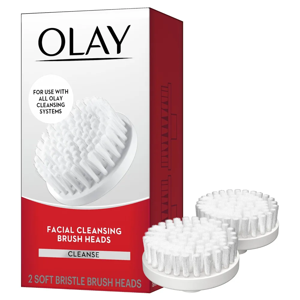 Facial Cleaning Brush by Olay ProX by Olay Advanced Facial Cleansing System Replacement Brush Heads, 2 Count