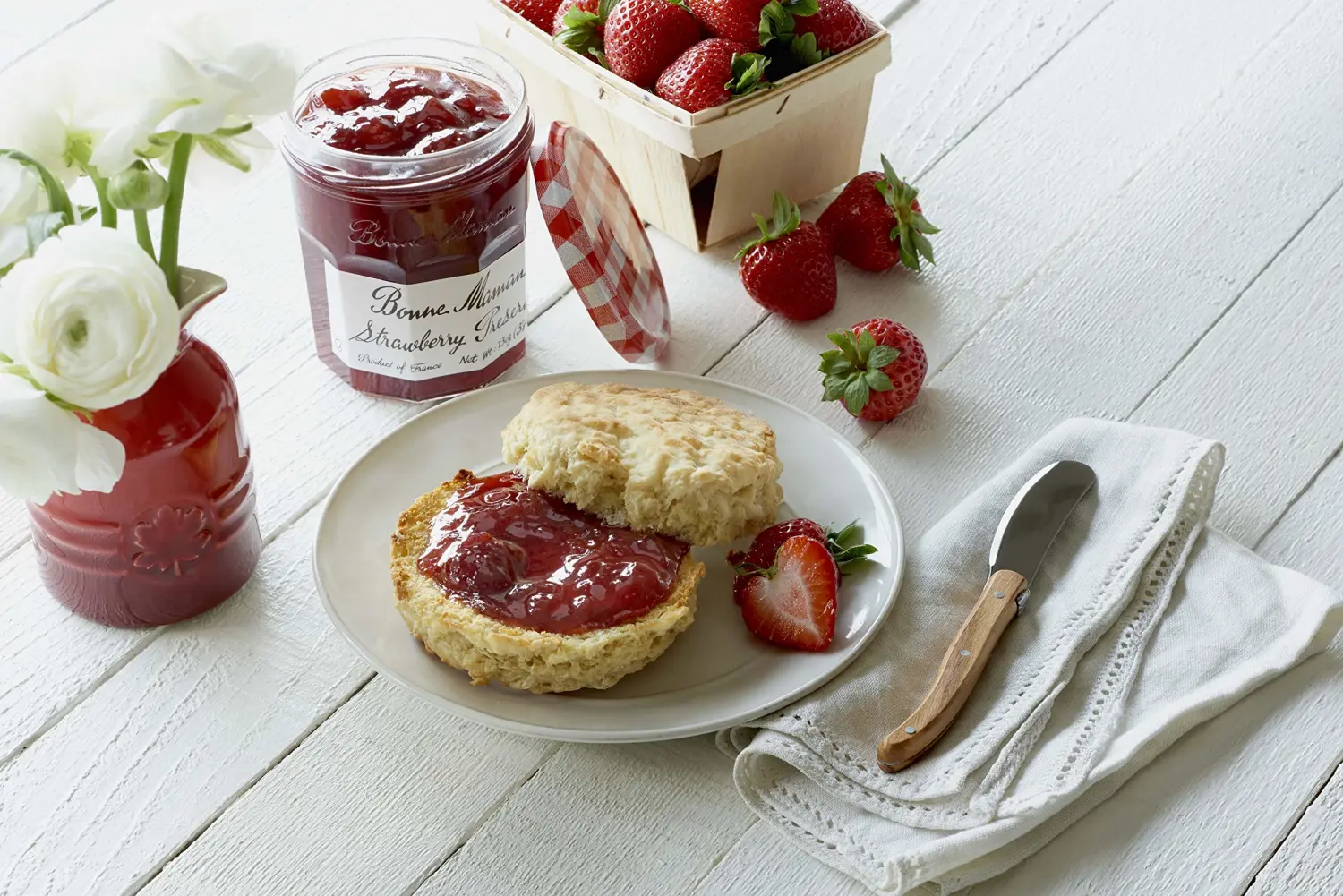 Bonne Maman Fruit Preserves, Variety Pack (Strawberry, Cherry, Apricot), 13 Ounce Jars (Pack of 3)