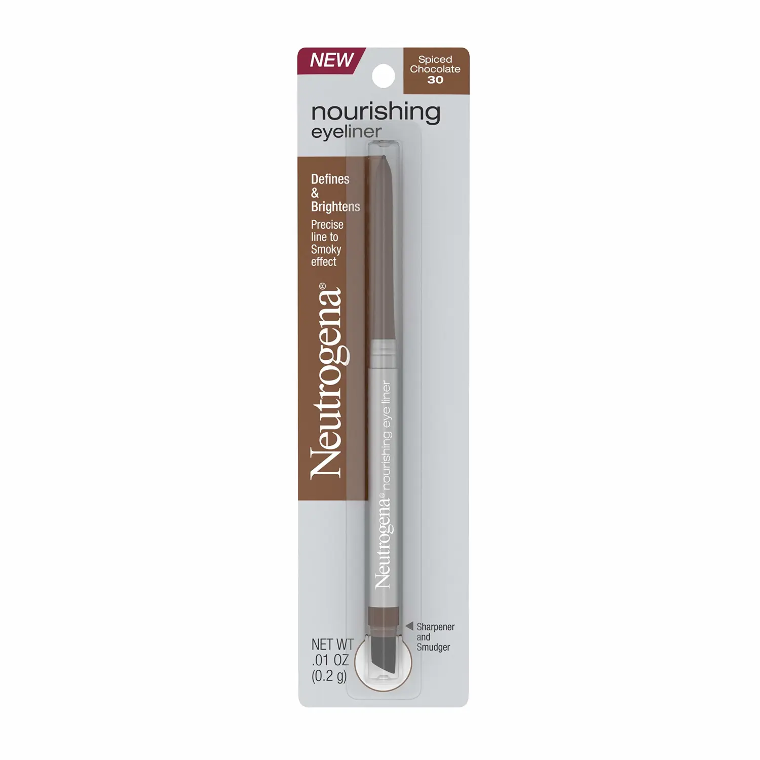 Neutrogena Nourishing Eyeliner Pencil, Spiced Chocolate 30, 01 Oz.