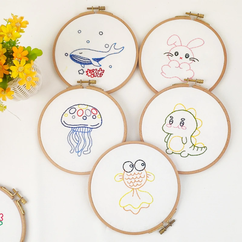 Diy Handmade Embroidery Children's Cartoon Material Package