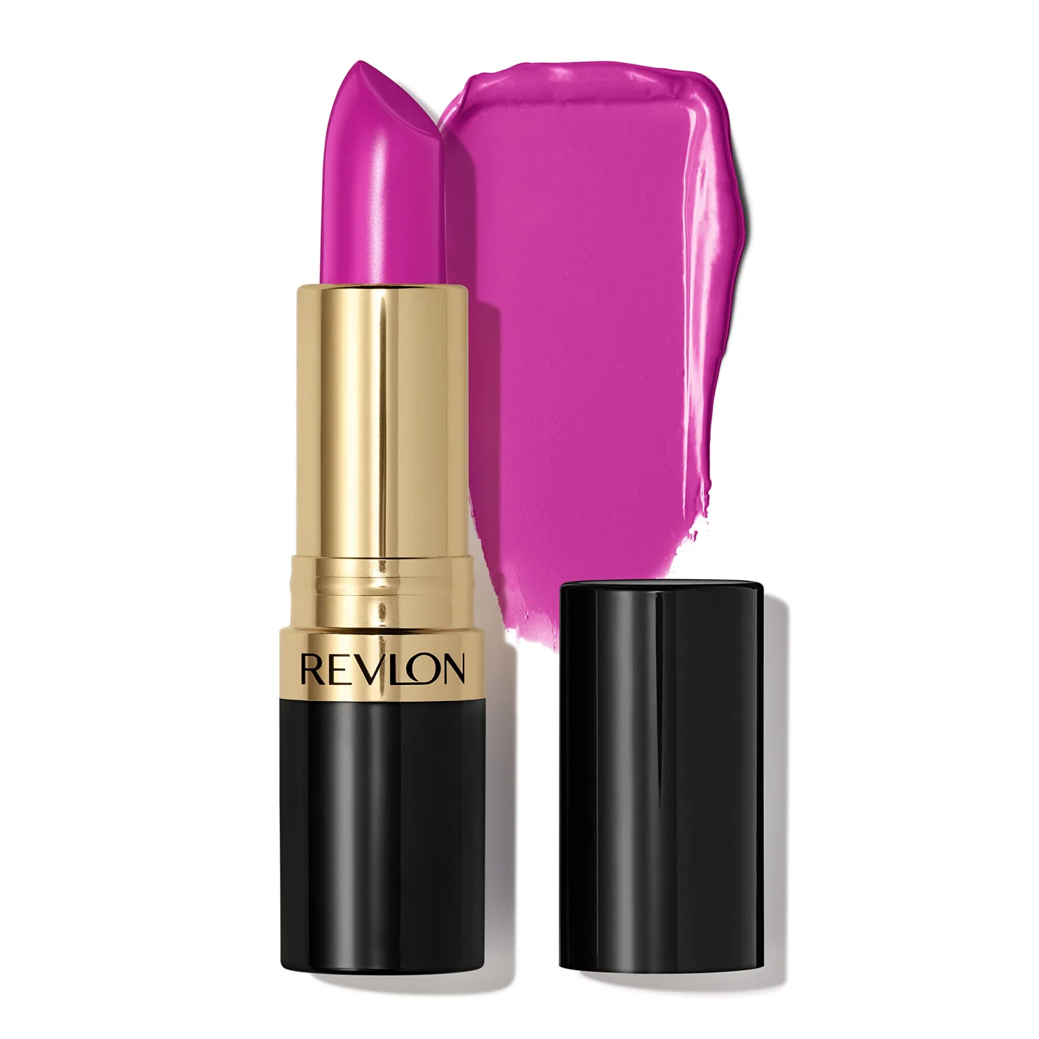 Revlon Lipstick, Super Lustrous Lipstick, Creamy Formula For Soft, Fuller-Looking Lips, Moisturized Feel, 770 Dramatic, 0.15 oz