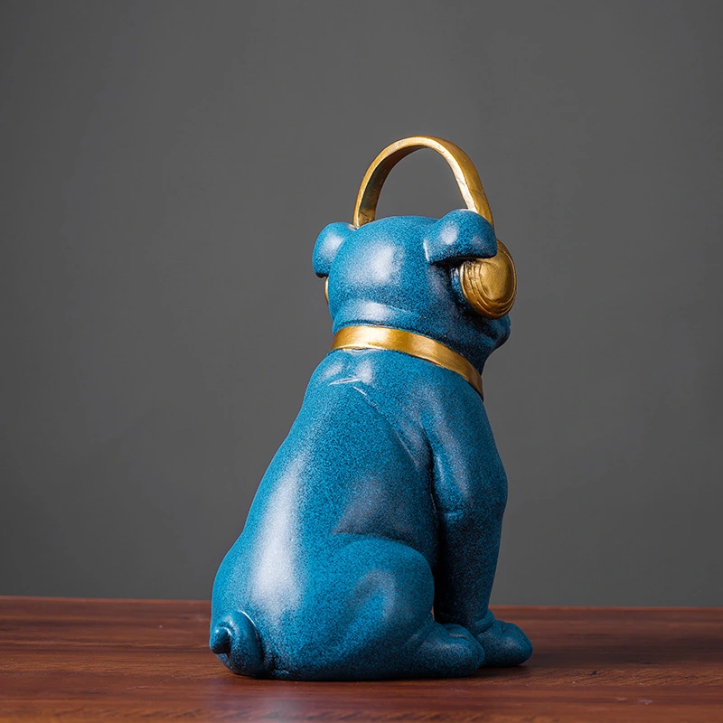 Bulldog Kitchenware Living Room Bedroom Bulldog Soft Decorative Artifact