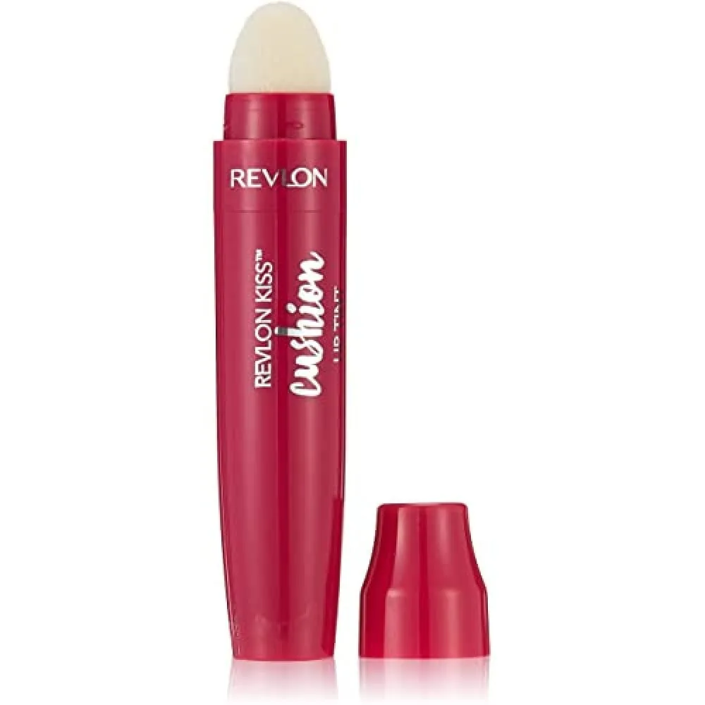 Revlon Kiss Cushion Lip Tint Lipstick, Berry Lit , 0.18 Fl Ounce