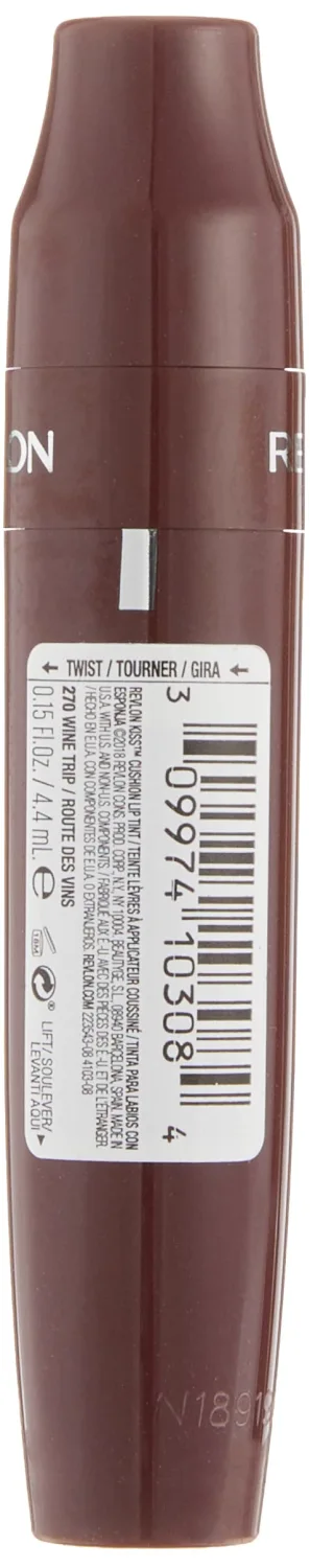 Revlon Kiss Cushion Lip Tint Lipstick, Wine Trip