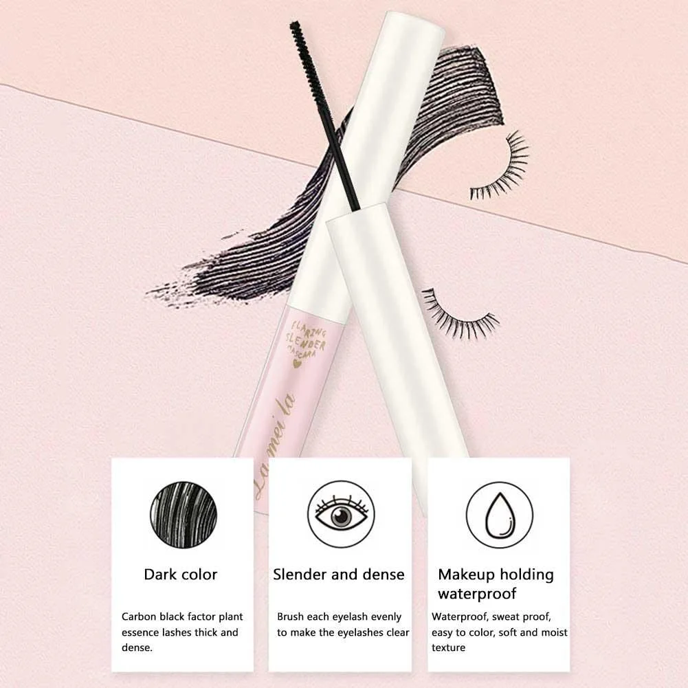 Lash Mascara,Primelash Mascara With Thinning Lashes Waterproof Mascara, Thicker, Long lasting, Waterproof Mascara (Brown)