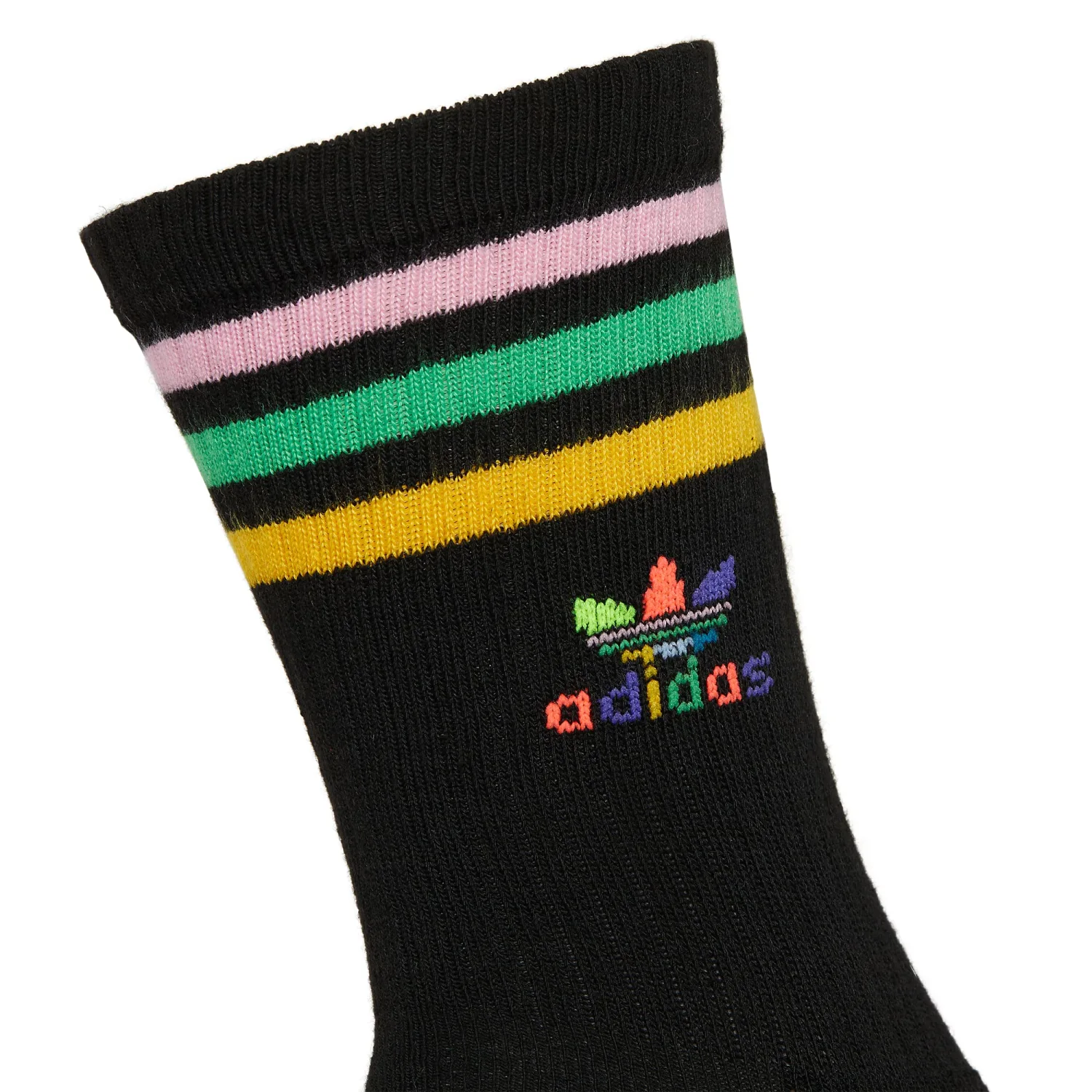 adidas Originals Mixed Graphics Cushioned Crew Socks (3-Pair)