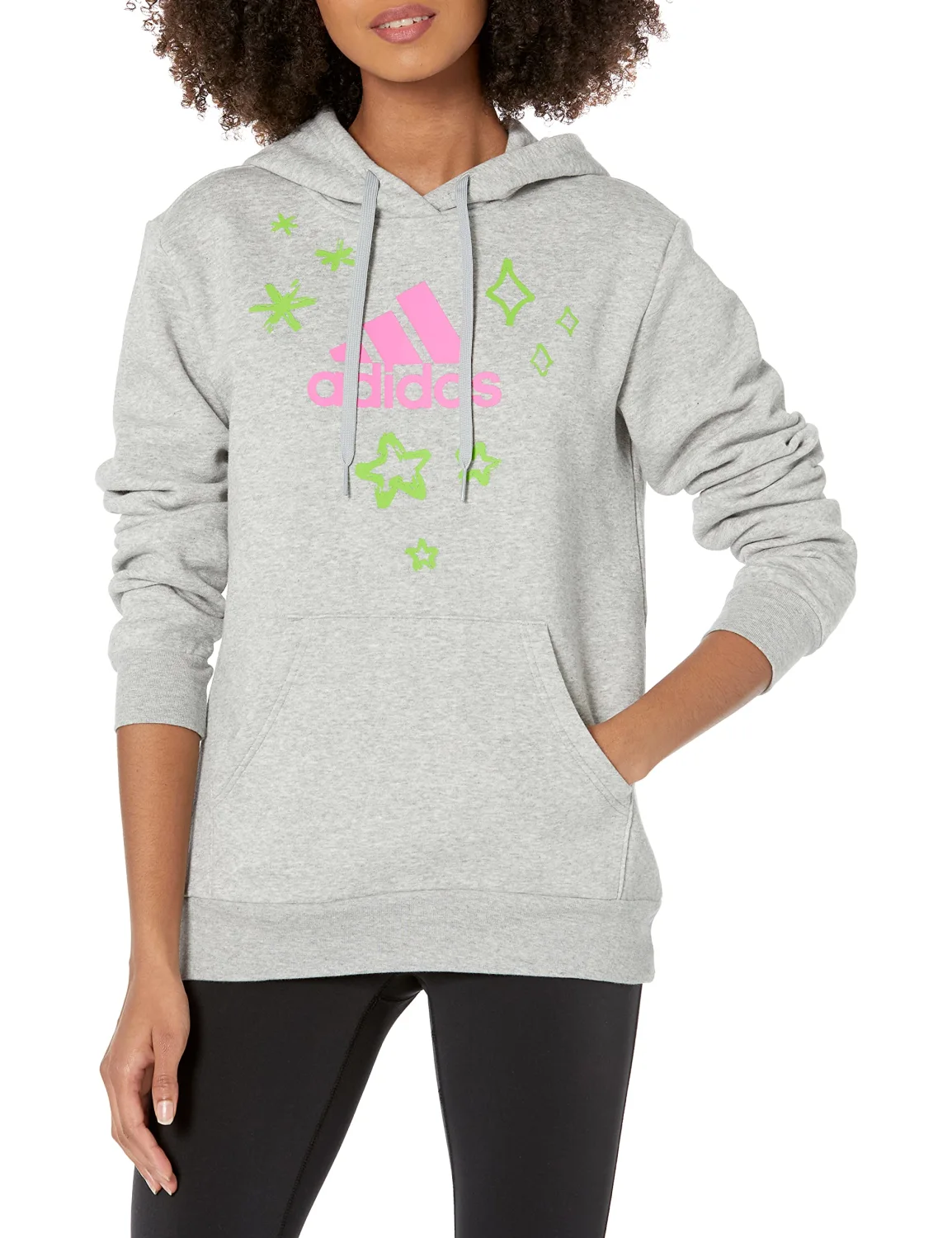 adidas Women's Girls on The Run Graphic Hoodie