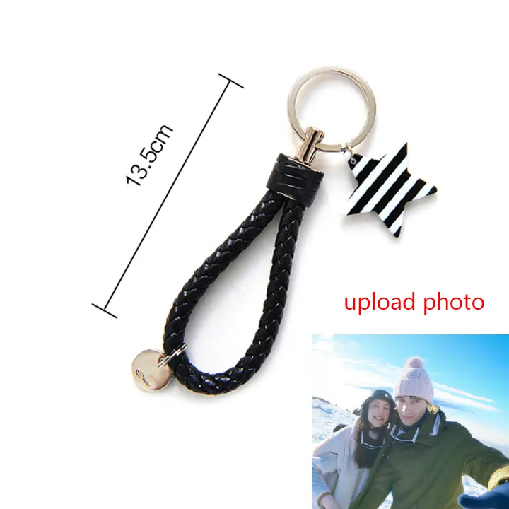 Custom Creative Car Keychain Photo Key Chain