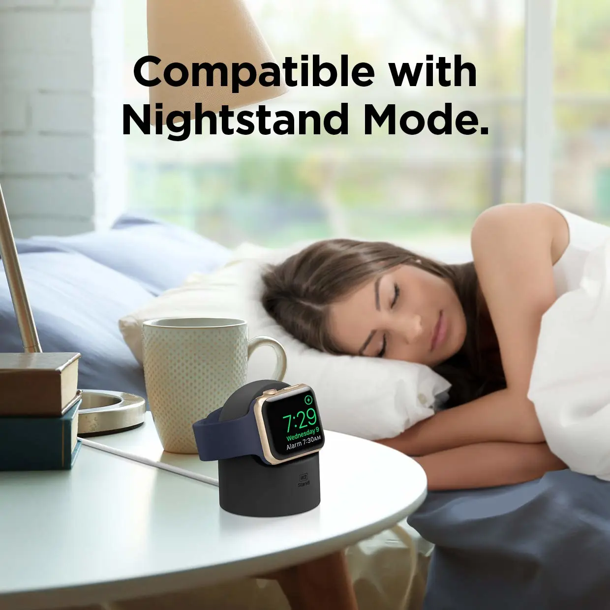 elago W2 Charger Stand Compatible with Apple Watch Series Ultra2/Ultra/10/9/8/7/6/5/4/3/2/1/SE (49mm, 46mm, 45mm, 44mm, 42mm, 41mm, 40mm, 38mm)