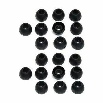 10 Pairs Small Silicone Replacement Earbud Tips (Black)