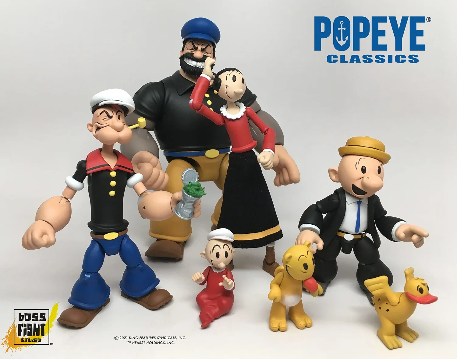 Boss Fight Studio Popeye Classics: Castor OYL 1:12 Scale Action Figure,Multicolor