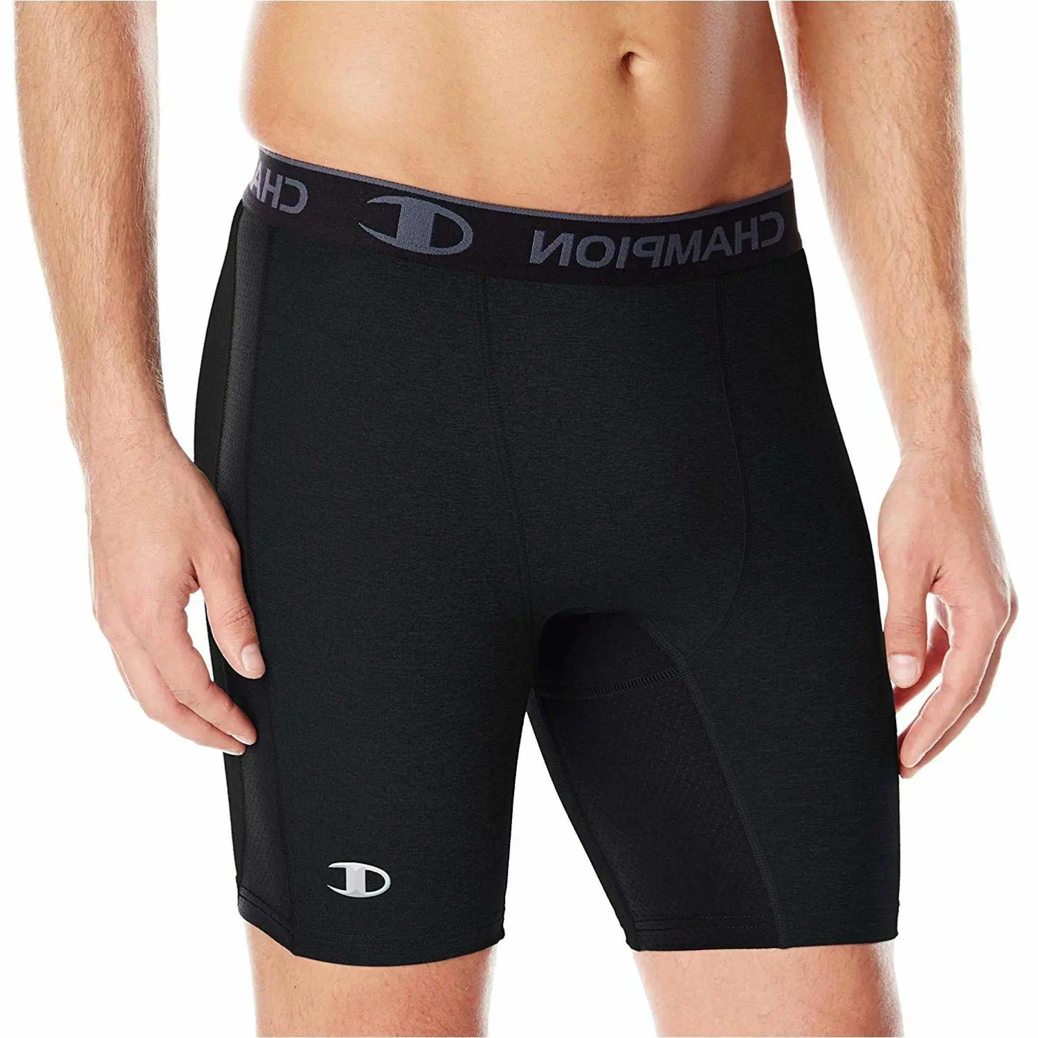 Champion Men's 6" Compression Short, C Logo