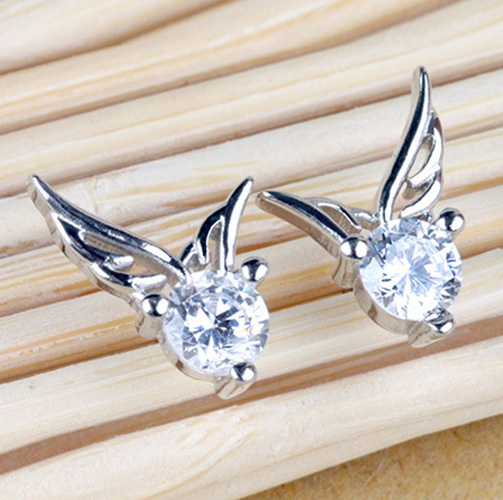 Angel Wings Silver Ear Jewelry Fashion