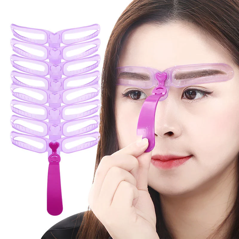 Stereo Eyebrow Stencil Flat Eyebrow Stickers Aid