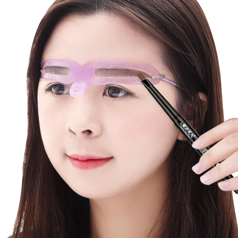 Stereo Eyebrow Stencil Flat Eyebrow Stickers Aid