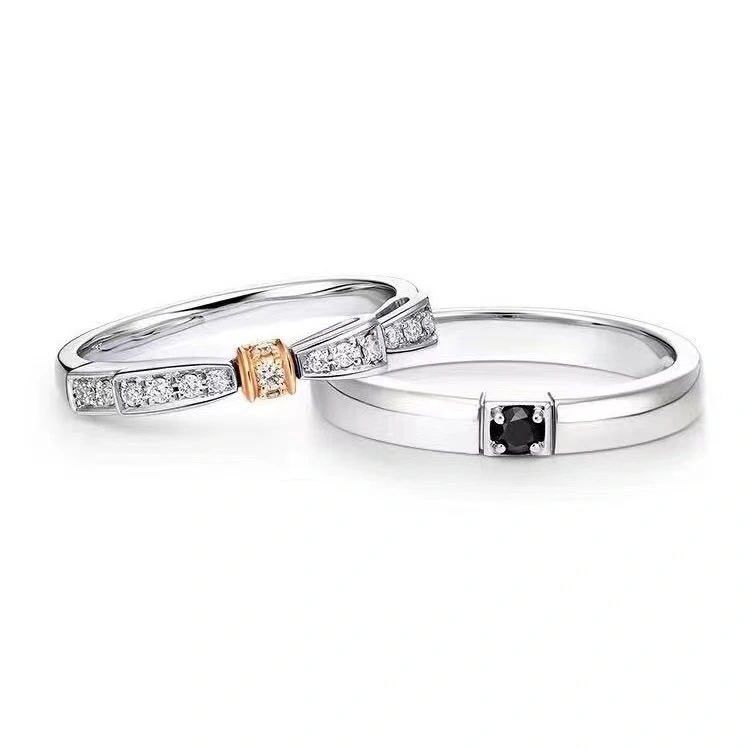 Couple Fashion Sterling Silver Ring