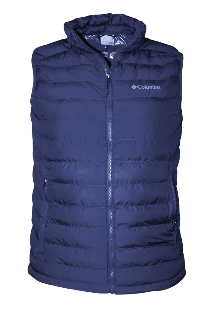 Columbia Mens White Out Omni-Heat Puffer Vest