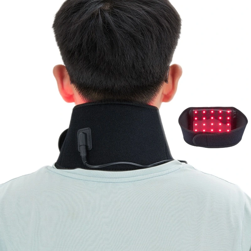 Single-wave All-red Light Neck Protection Belt 20 Lamp Beads Cervical Vertebra Fever Massage