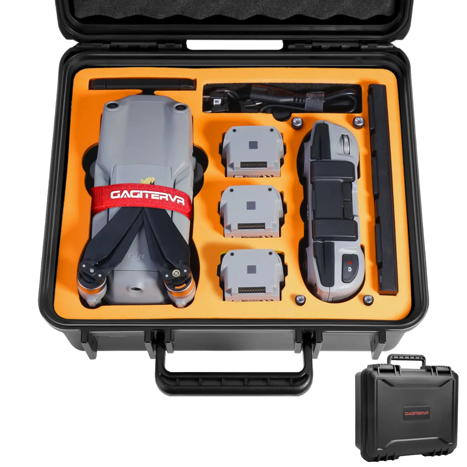 Hard Carrying Case for DJI Air 2S / Mavic Air 2 Drone and More Accessories, Waterproof and Anti-drop All-round Protection(Not Include Drones and Accessories)