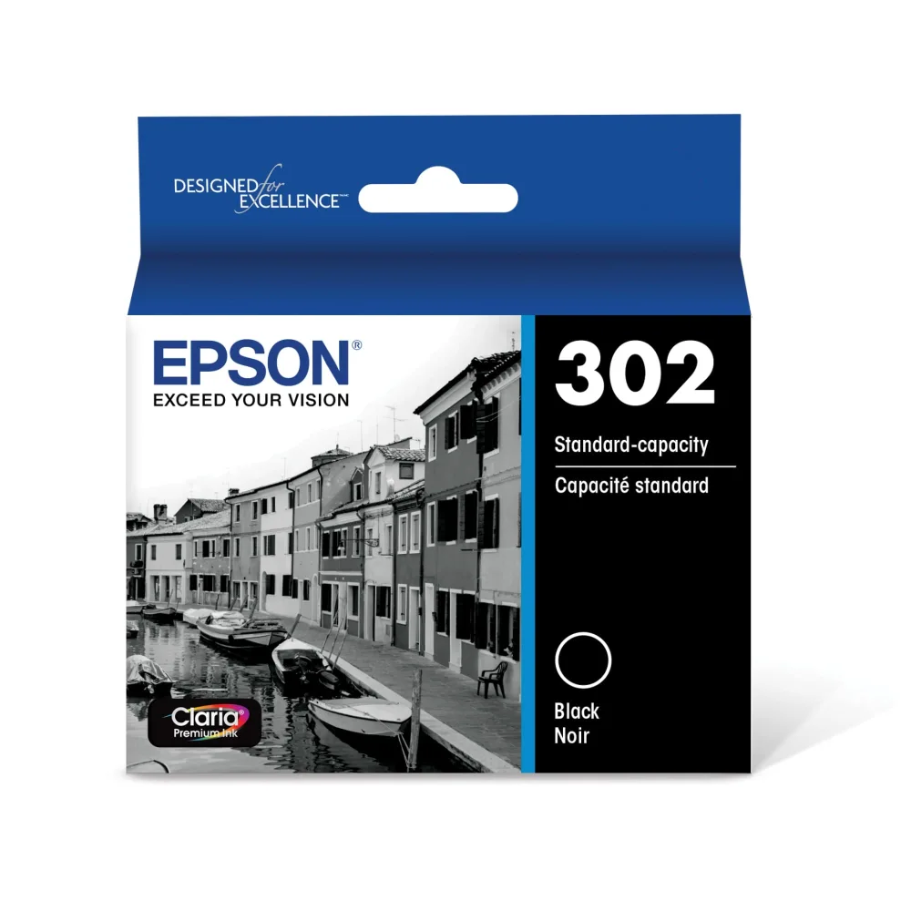 EPSON 302 Claria Premium Ink Standard Capacity (T302020-S) Works with Expression Premium XP-6000, XP-6100