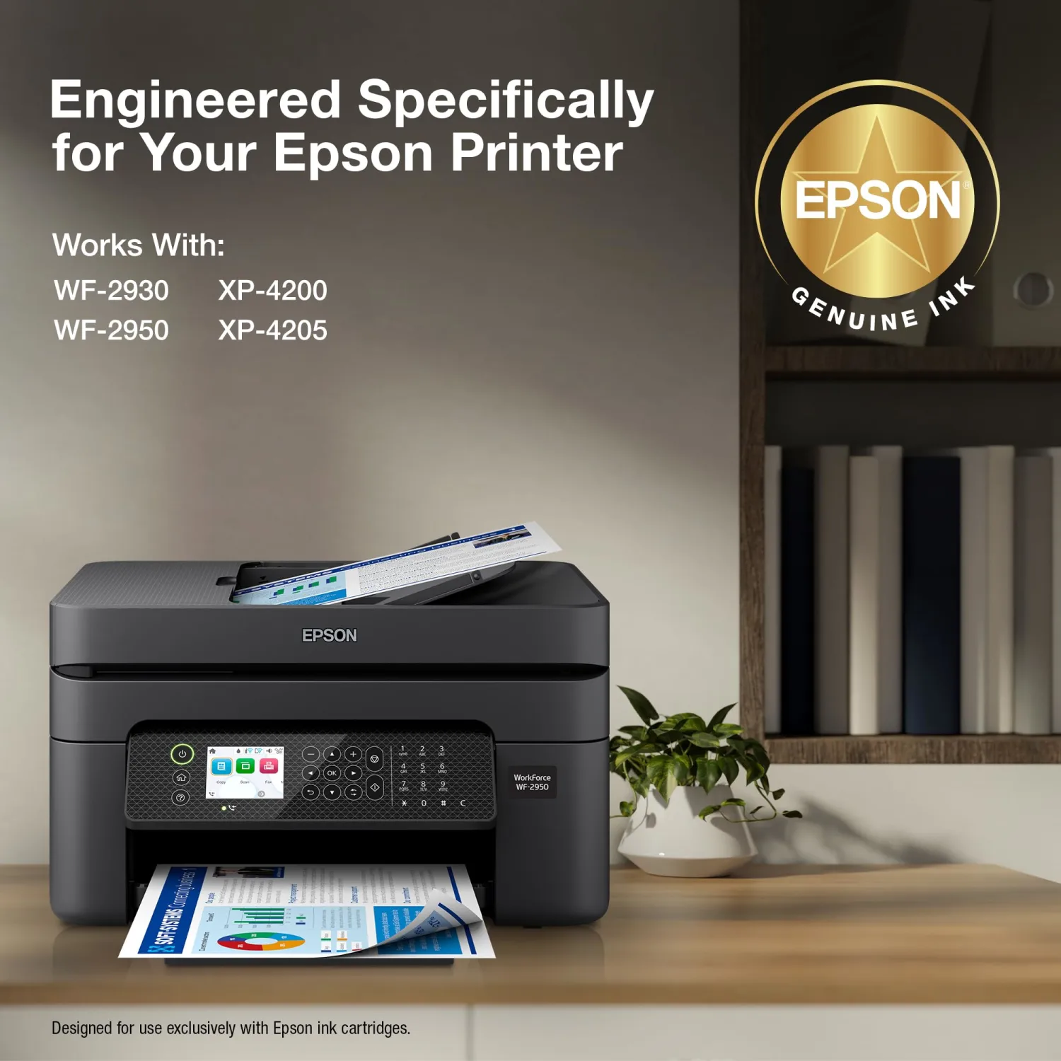 EPSON 232 Claria Ink Standard Capacity Black Cartridge (T232120-S) Works with WorkForce WF-2930, WF-2950, Expression XP-4200, XP-4205