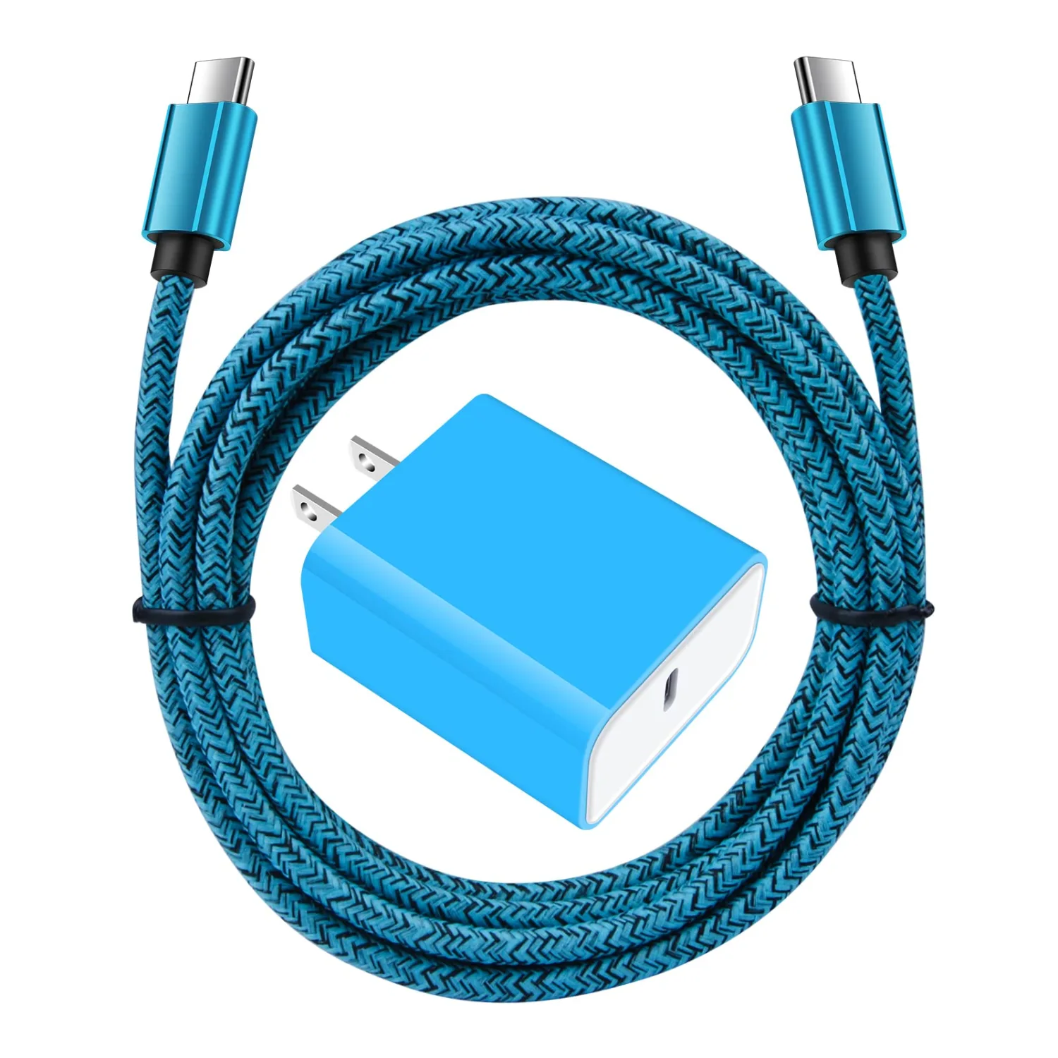 USB C Wall Charger, 20W Super Fast Charging Block and 6FT Type C Android Charger Cable for Samsung Galaxy S25 Ultra S24 FE S23 S22 S21 S20 A55 A16 A15 A14, Google Pixel 9 Pro XL Fold 8a 8 Pro 7a 6 Pro