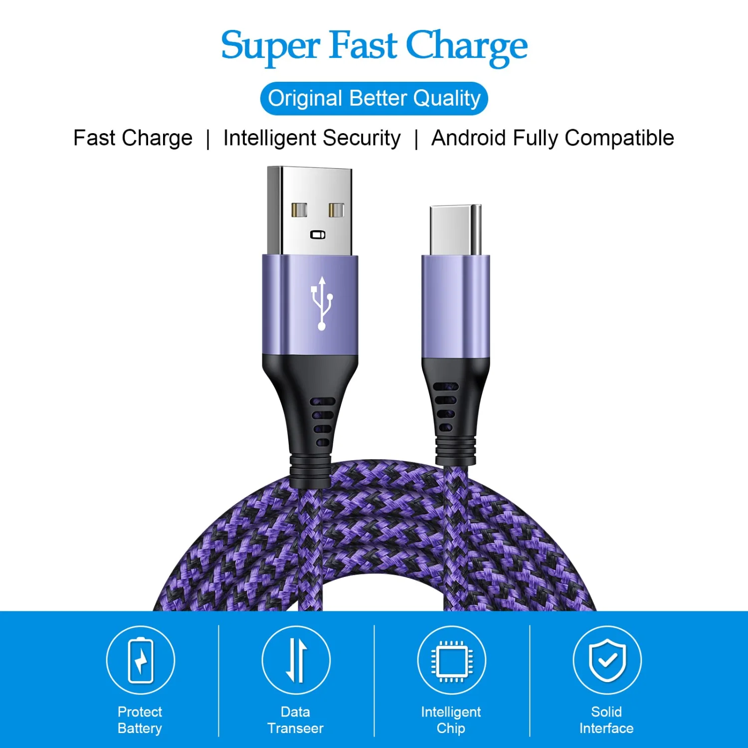 [2-Pack,6FT]USB Type C Cable Fast Charging for Google Pixel 6,Android Charger Cable Type C Charging Cord for Google Pixel 8 Pro/8/7a/7 Pro/6 Pro/6a/5a/4a/5;Samsung Galaxy S24/S23/S22/S21Ultra/A54/A34