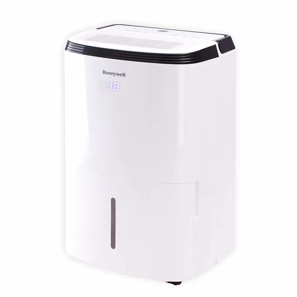Honeywell 50 Pint Energy Star Dehumidifier with Pump for Basements & Large Rooms Up To 3,500 Sq. Ft. with Mirage Display, Washable Filter to Remove Odor and Filter Change Alert