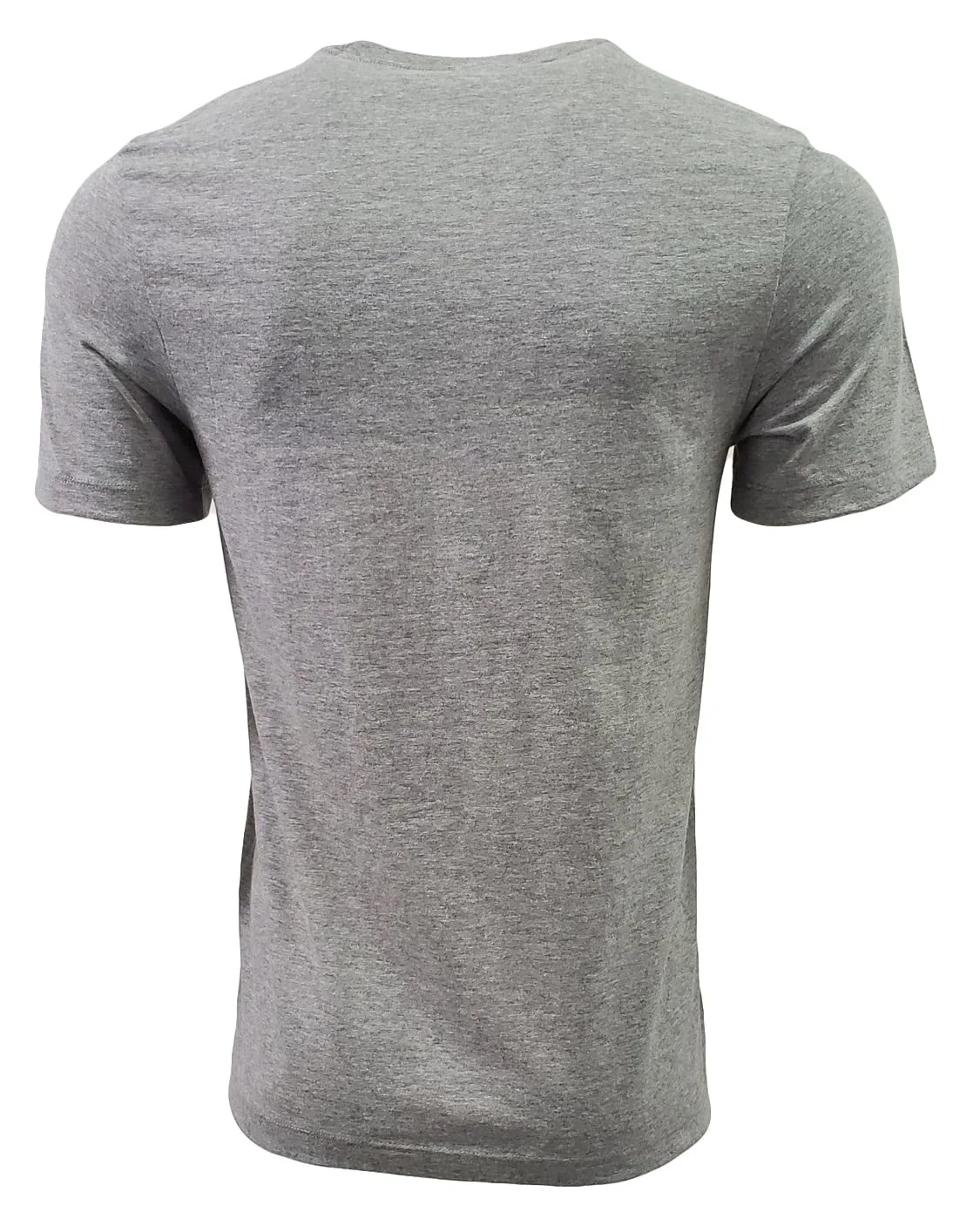 Nike Men's Sportswear Tee Just Do It Swoosh (Small, Grey Heather/Black)