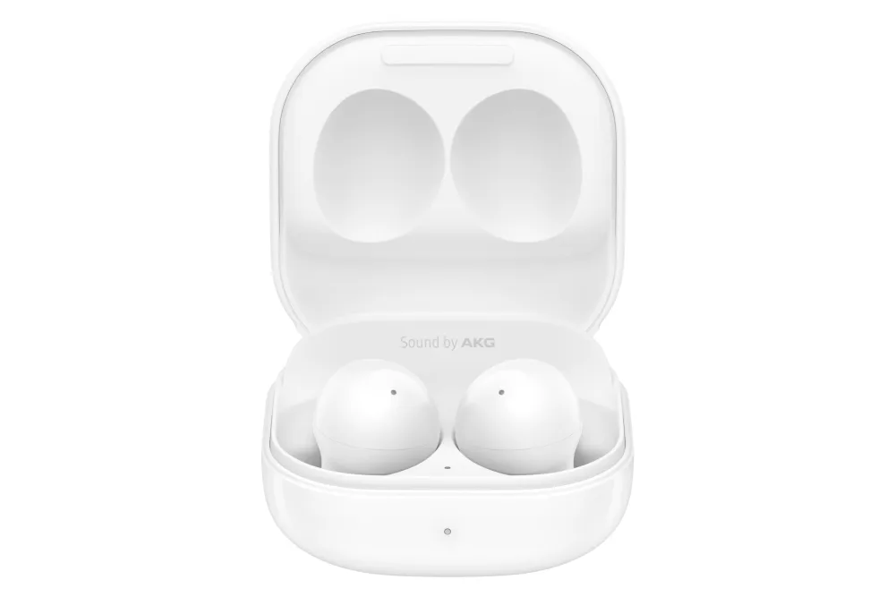 SAMSUNG Galaxy Buds 2 True Wireless Bluetooth Earbuds, Noise Cancelling, Comfort Fit In Ear, Auto Switch Audio, Long Battery Life, Touch Control, White [US Version, 1Yr Manufacturer Warranty]