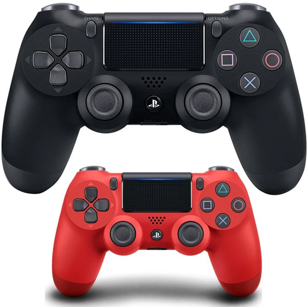 Sony Wireless Controller for PlayStation 4 Black (3001538) DualShock 4 Wireless Magma Red Controller for PlayStation 4