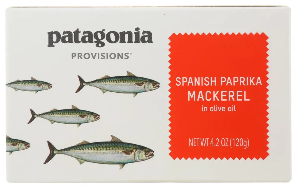 Patagonia Provisions Patagonia Spanish Paprika Mackerel (4.2oz unit) 3-Pack