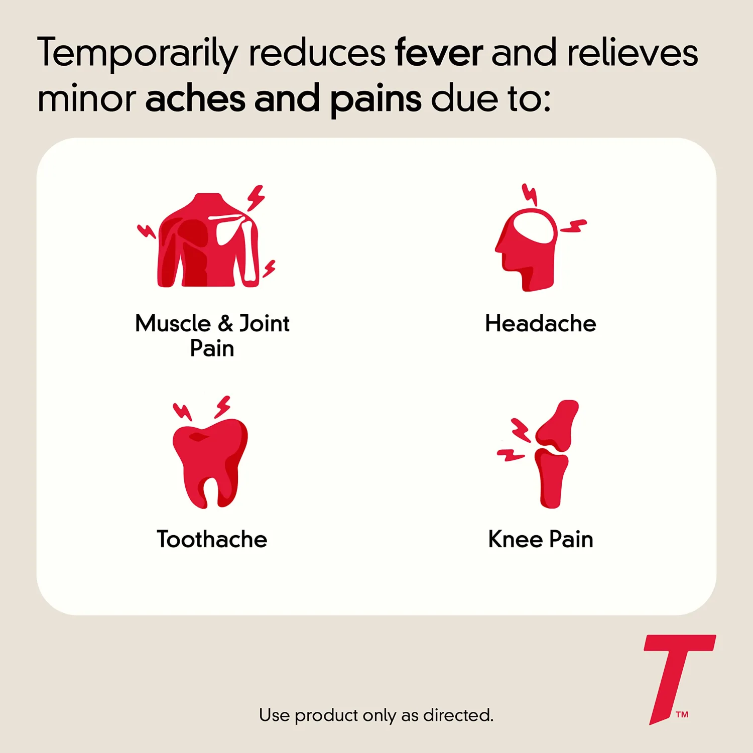 Tylenol Extra Strength Caplets with 500 mg Acetaminophen, Pain Reliever & Fever Reducer, 100 ct