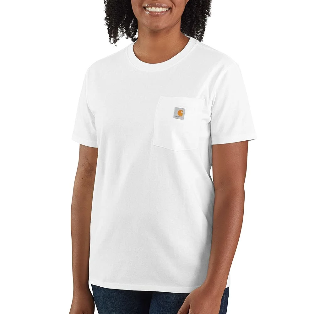 Carhartt Women's Loose Fit Heavyweight Short-Sleeve Pocket T-Shirt