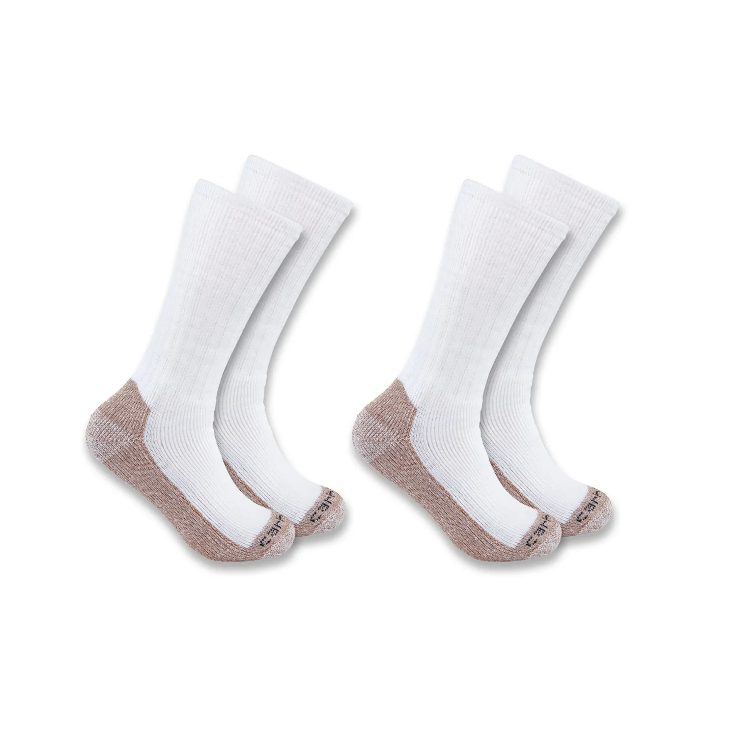 Carhartt Mens Midweight Steel Toe Sock 2 Pack