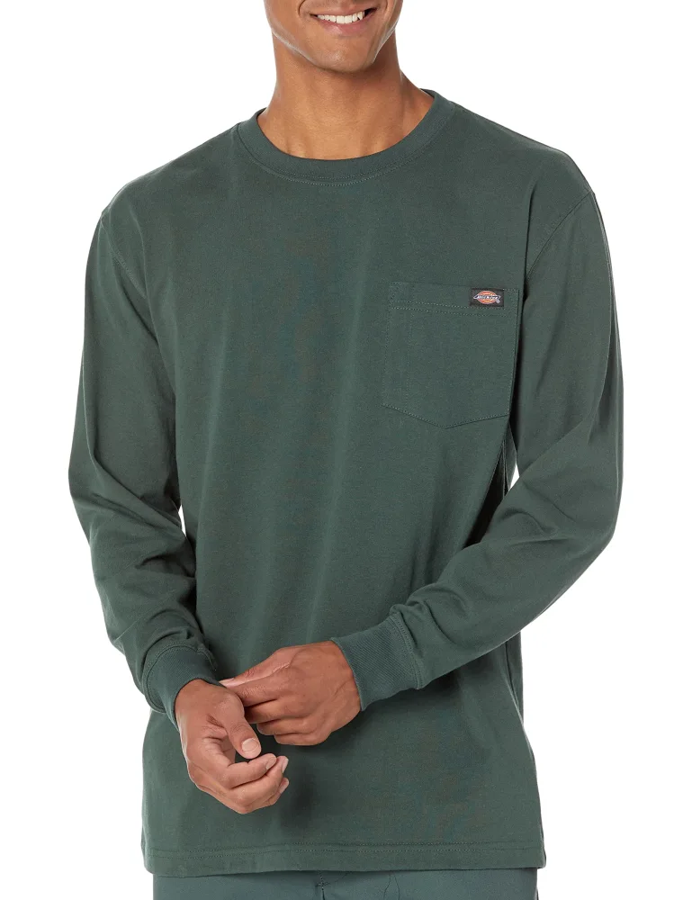 Dickies Big and Tall Men's Long Sleeve Heavyweight Crew Neck