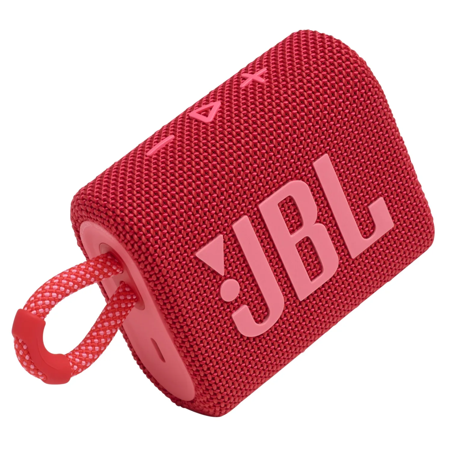 JBL Go 3 - Portable Mini Bluetooth Speaker, big audio and punchy bass, IP67 waterproof and dustproof, 5 hours of playtime, speaker for home, outdoor and travel (Red)
