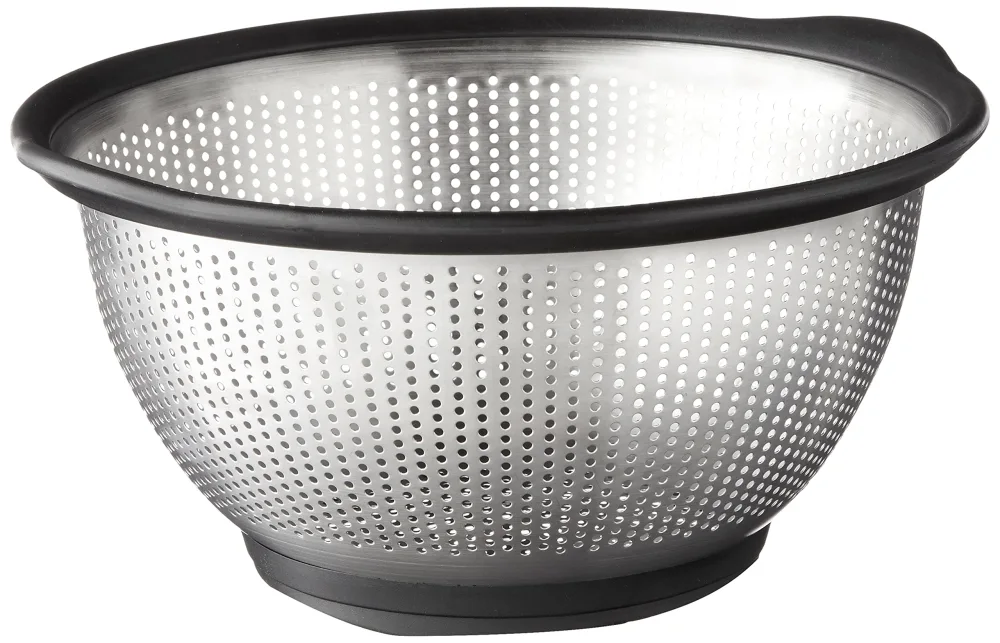 KitchenAid Stainless Steel Colander, 5 Quart, Black