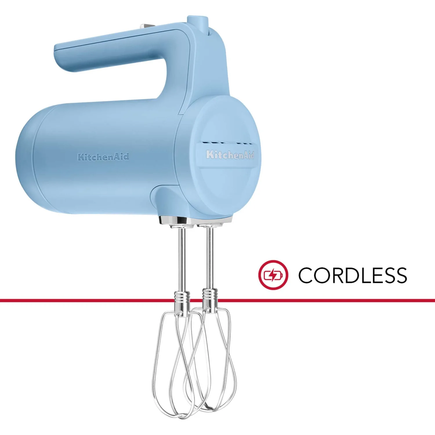 KitchenAid Cordless 7 Speed Hand Mixer - KHMB732 & Variable Speed Corded Hand Blender - KHBV53