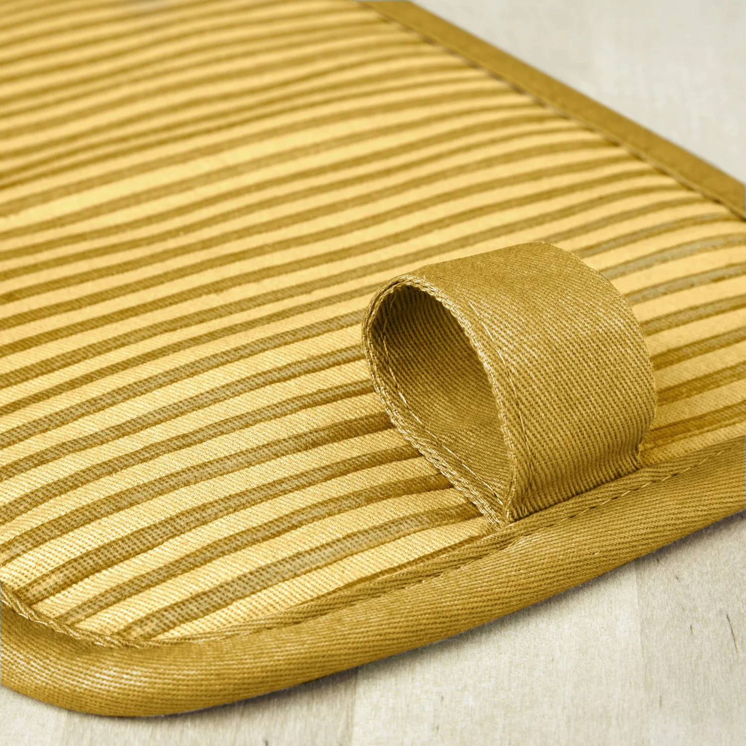 KitchenAid Beacon Two-Tone Non-Slip Pot Holder Set, Majestic Yellow, 7"x10", 2 Piece