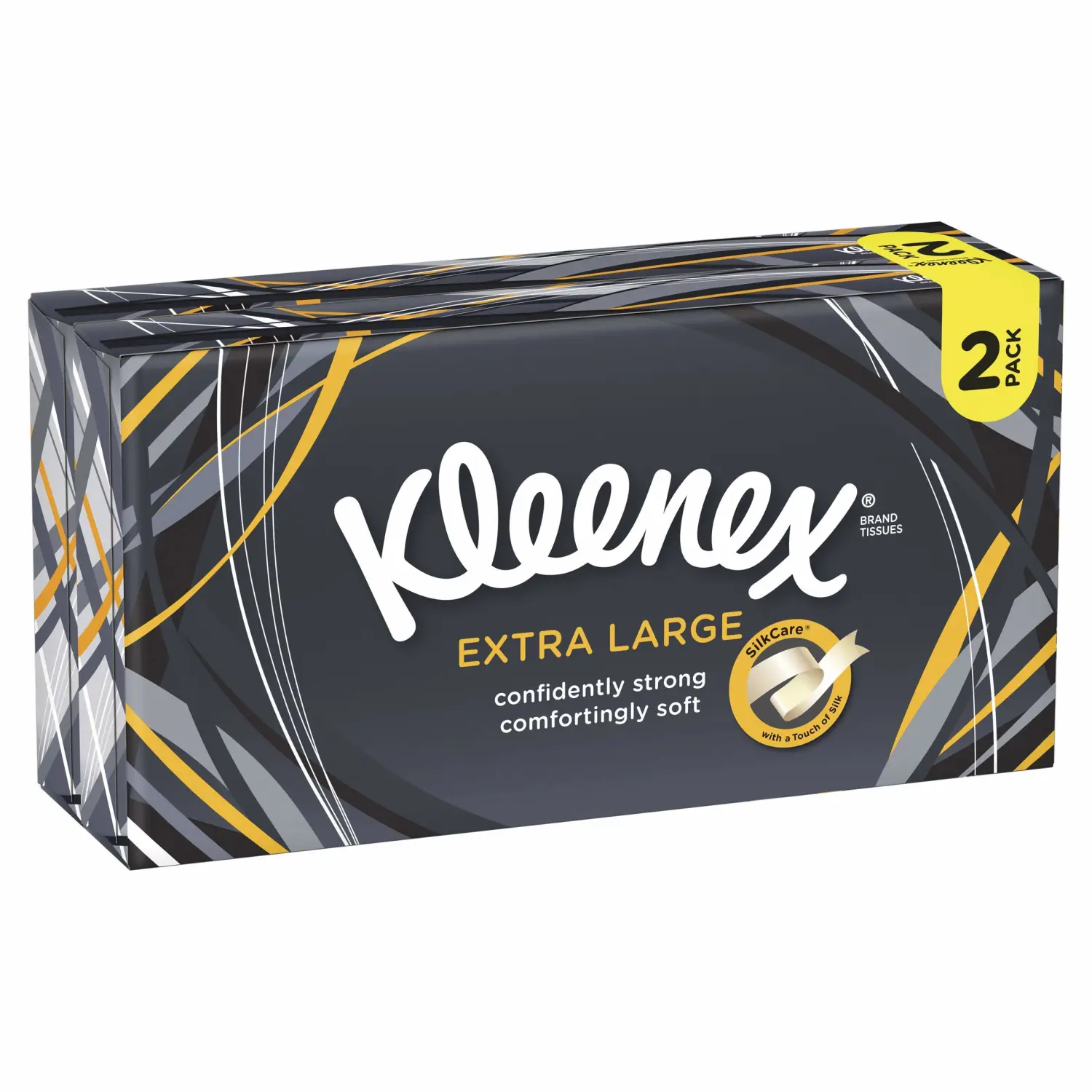 Kleenex Extra Large Tissues - White, 2 Pack