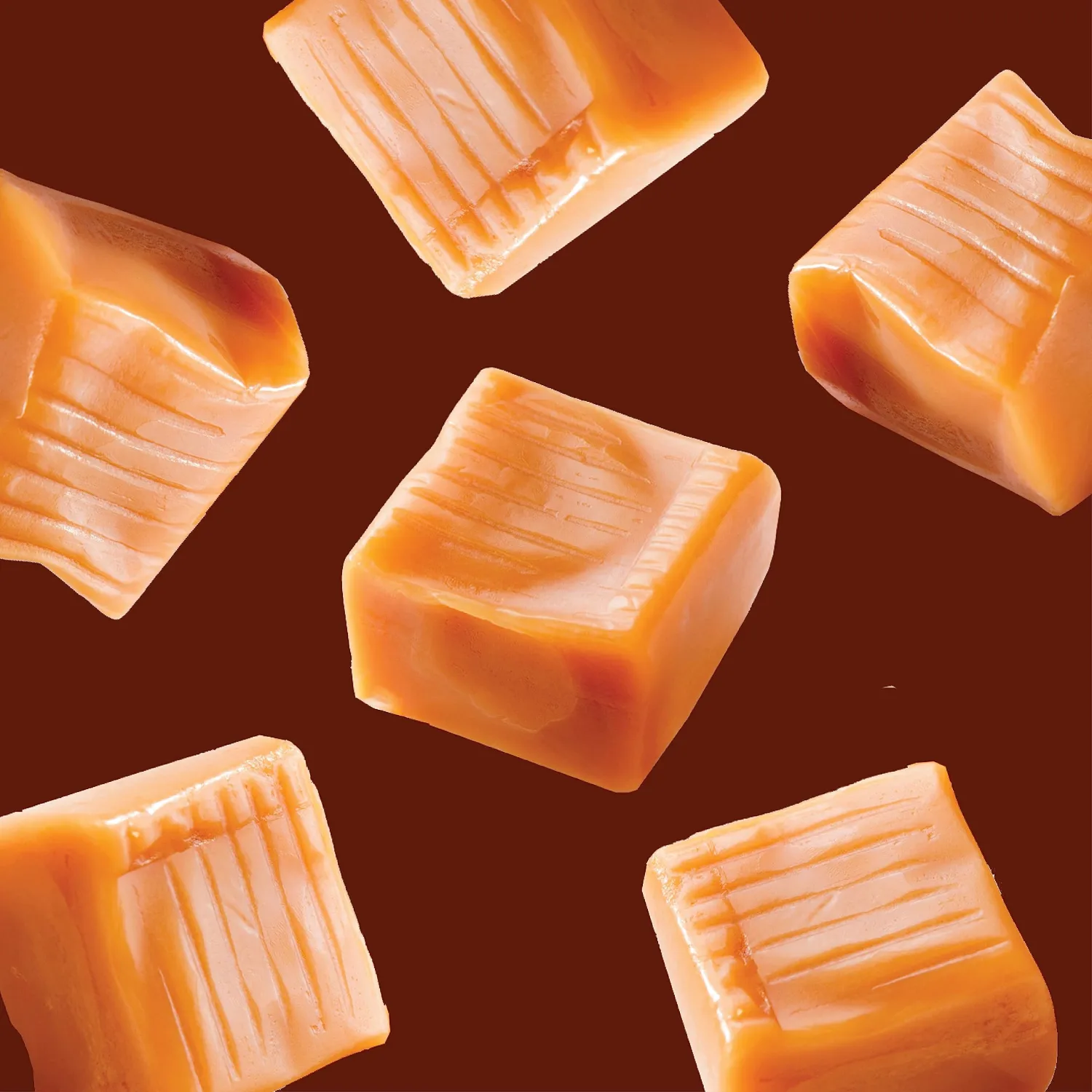 Caramel Cubes Candy - 4 Pound Bulk Pack (About 300 Count) - Classic Chewy Squares