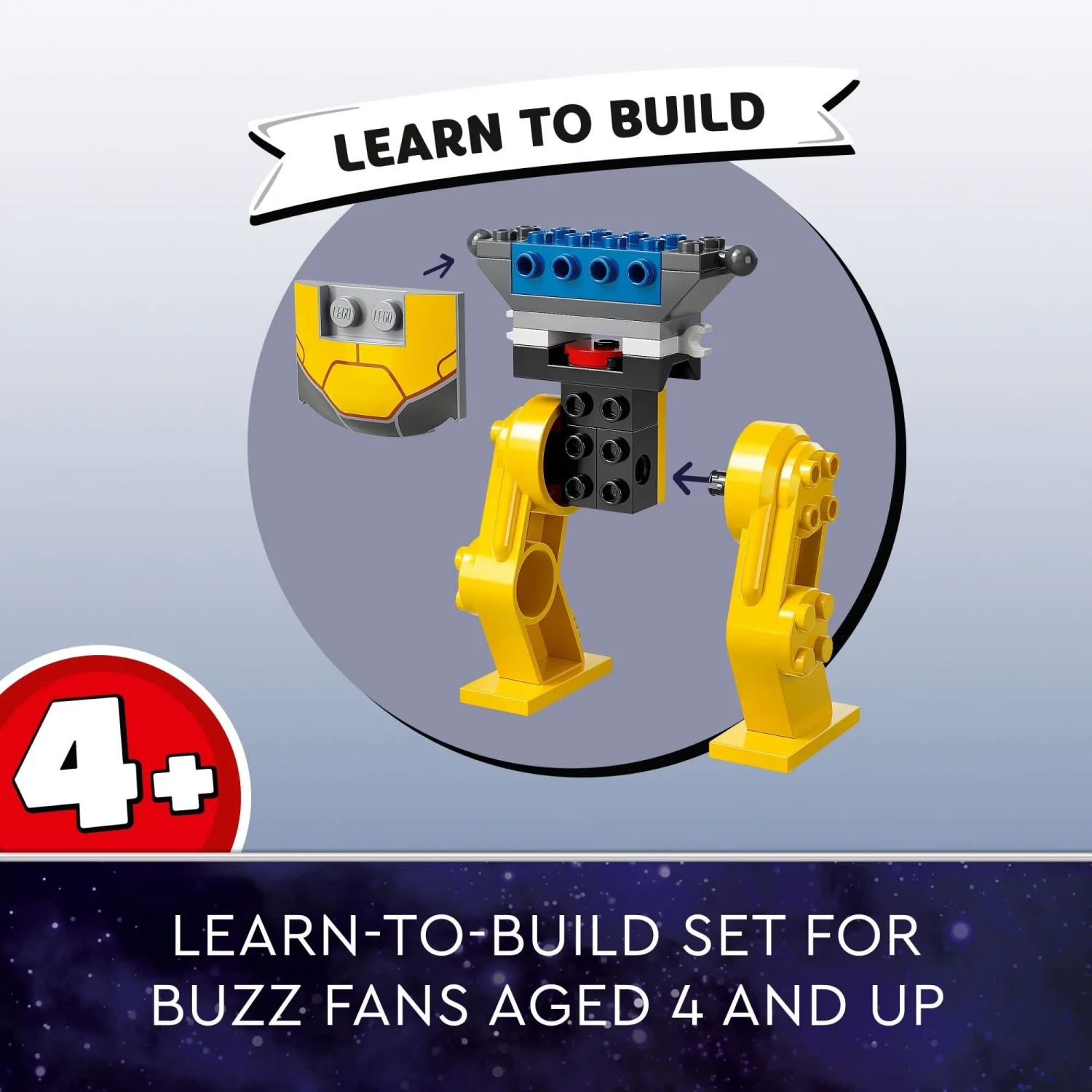 LEGO Disney and Pixar’s Lightyear Zyclops Chase 76830, Space Robot Building Toy for Kids 4 Plus Year Old with Mech Action Figure and Buzz Minifigure