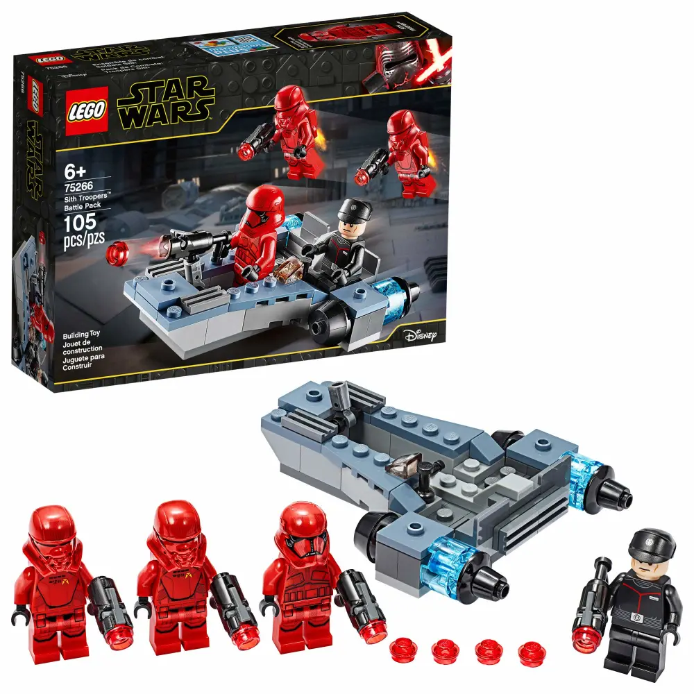 LEGO Star Wars Sith Troopers Battle Pack 75266 Stormtrooper Speeder Vehicle Building Kit (105 Pieces)