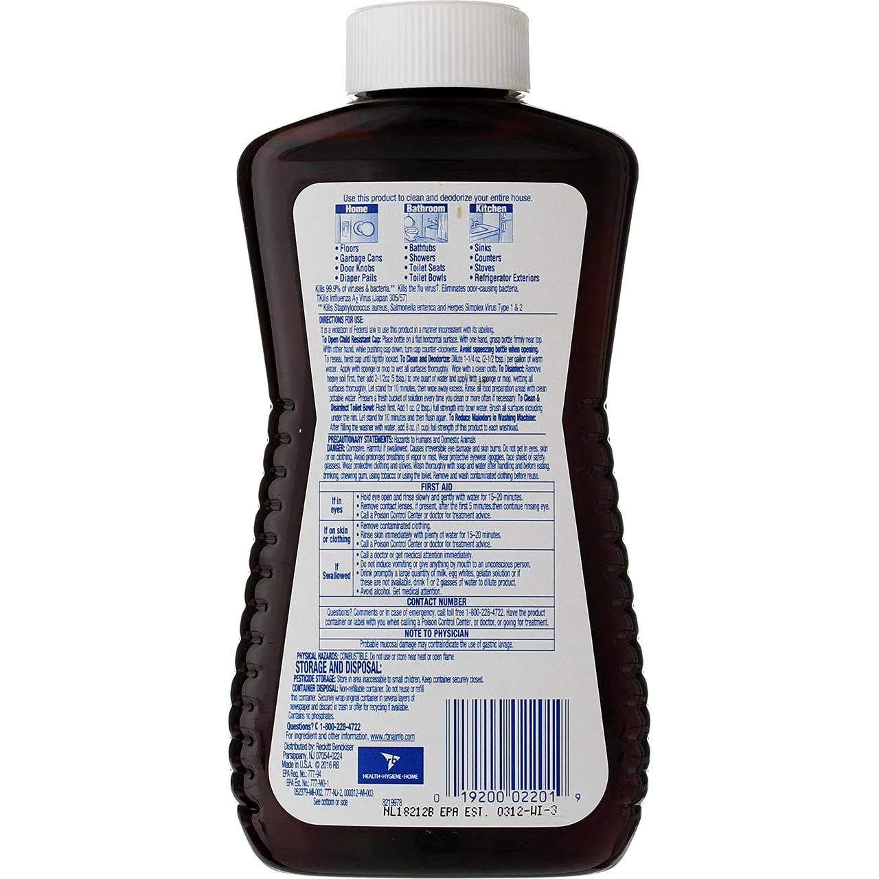Lysol Concentrate All Purpose Cleaner Disinfectant, 12 Ounce (Pak of 10)