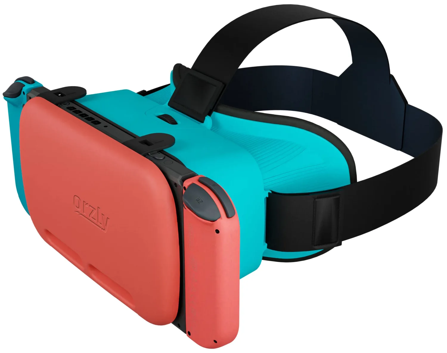 Orzly VR Headset Designed for Nintendo Switch & Switch OLED Console with Adjustable Lens for a Virtual Reality Gaming Experience and for Labo VR - Colour Pop - Gift Boxed Edition