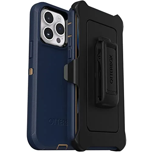 OtterBox Defender Series SERIES SCREENLESS EDITION for iPhone 14 Pro Max (ONLY) - BLUE SUEDE SHOES (Blue)